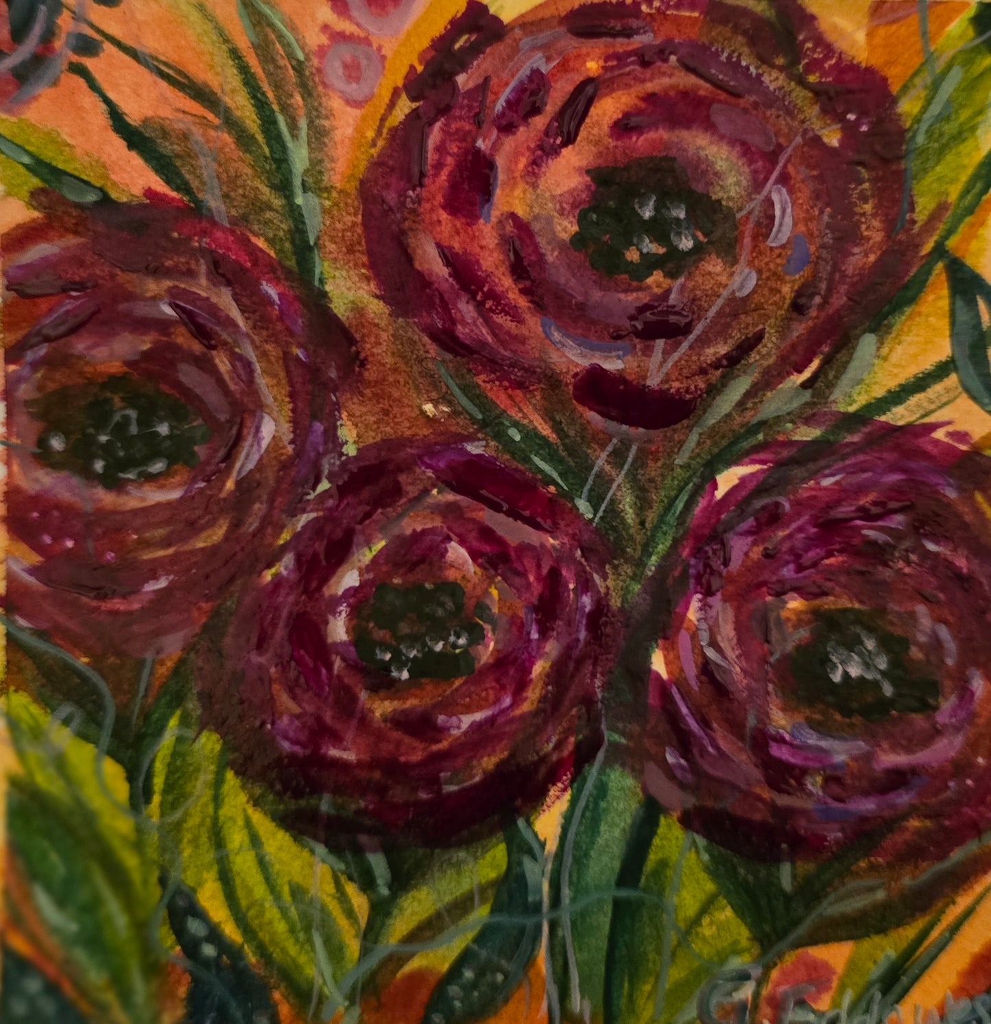 Crimson - Bloom Quartet Mini Floral's Series