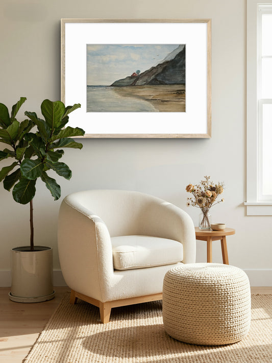 The house above the Tide - Framed