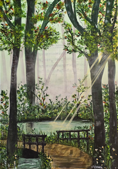 Symphony of the Forest Original canvas