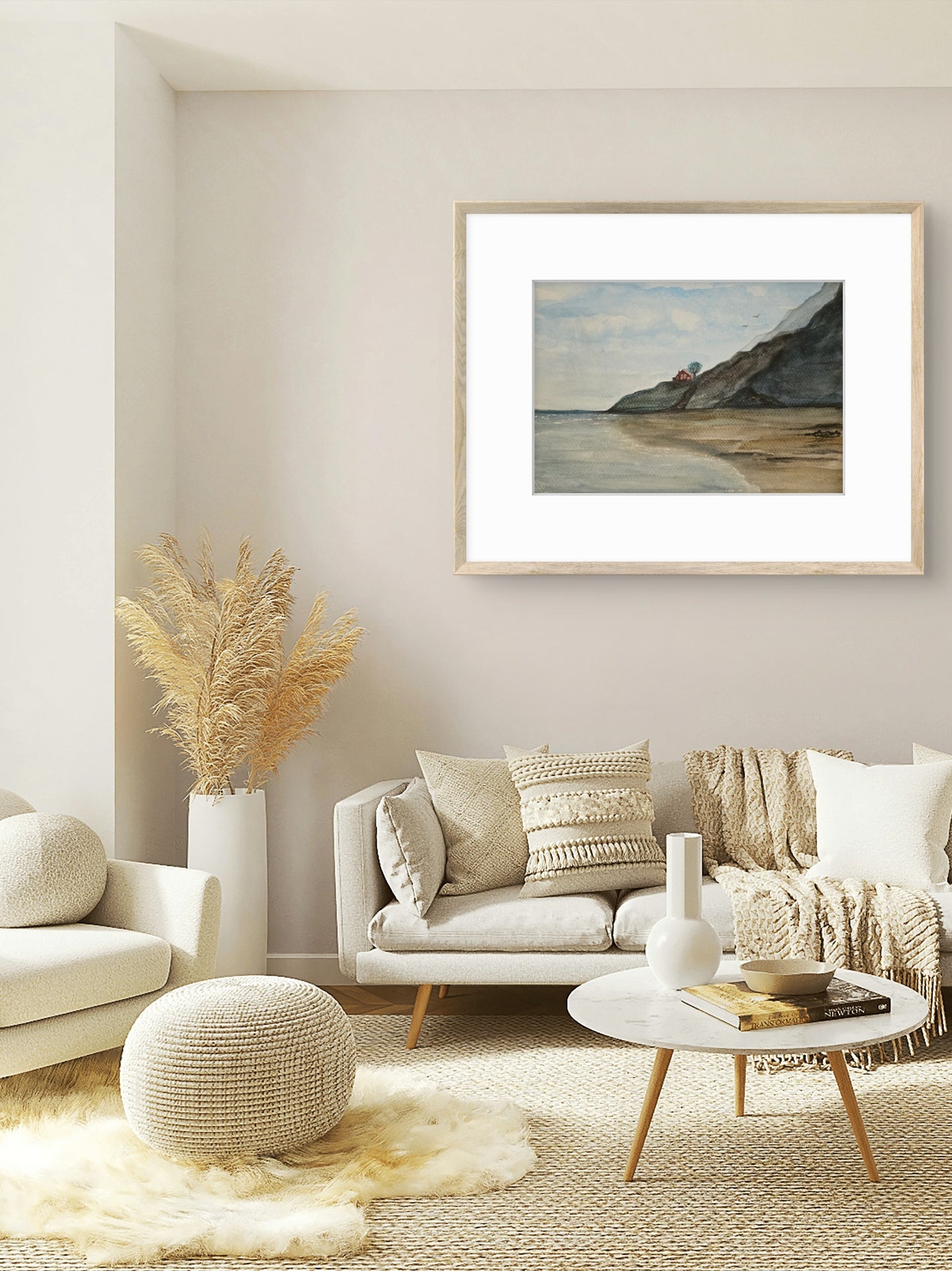 The house above the Tide - Framed