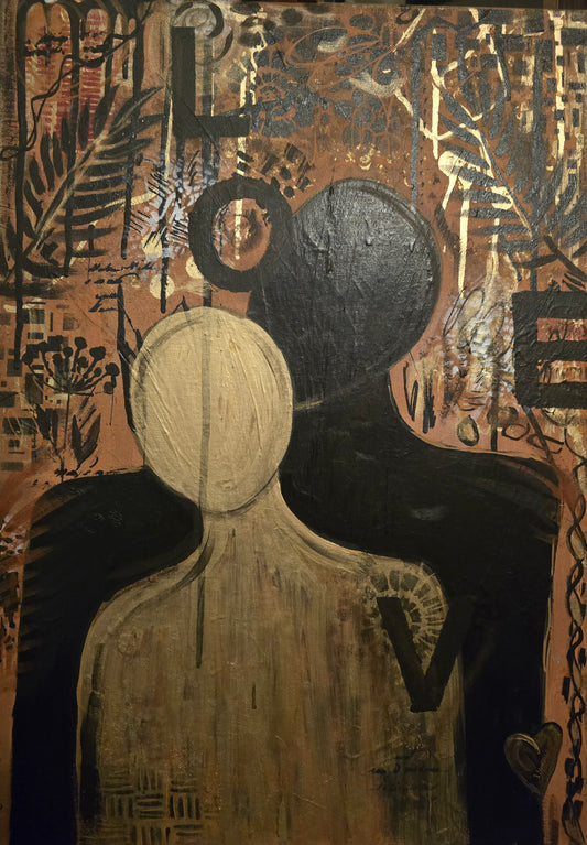 Silent Embrace - Original Canvas