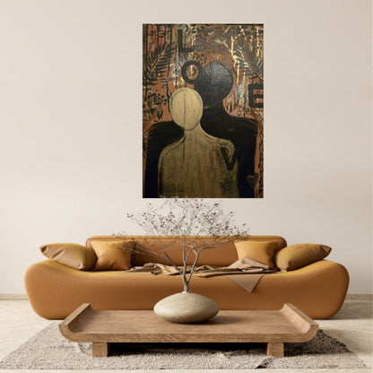 Silent Embrace - Original Canvas