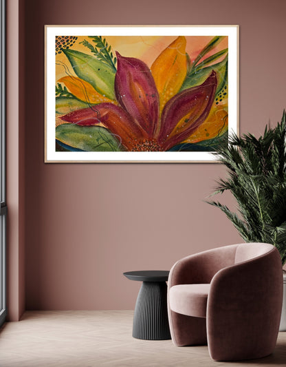 Bloom in Amber Light - Limited Edition Print