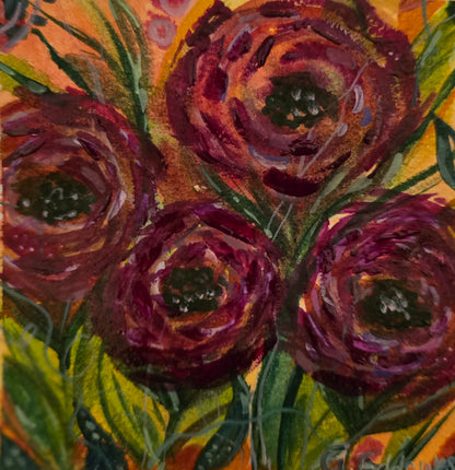 Crimson  - Bloom Quartet Mini Floral's Series