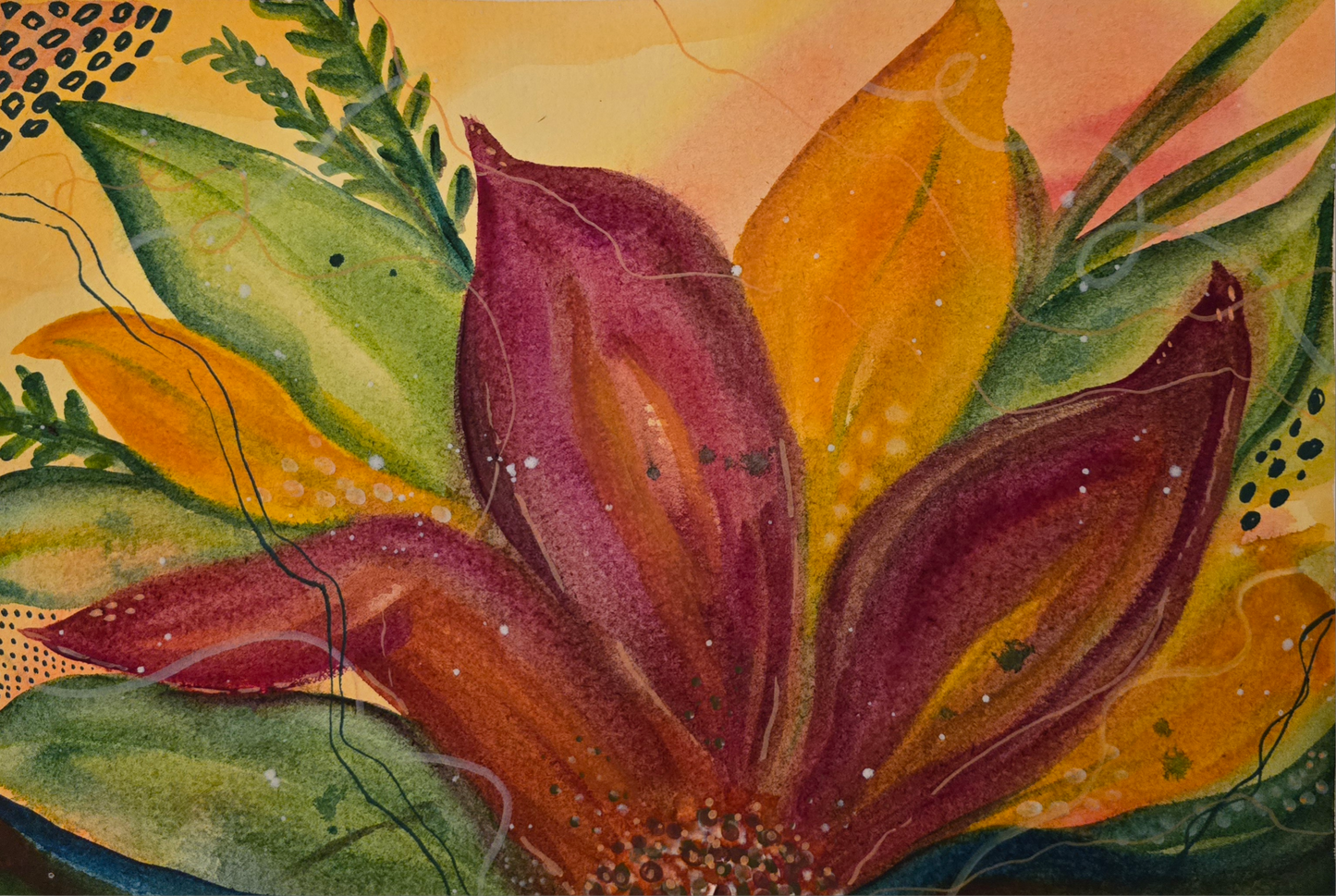Bloom in Amber Light - Limited Edition Print