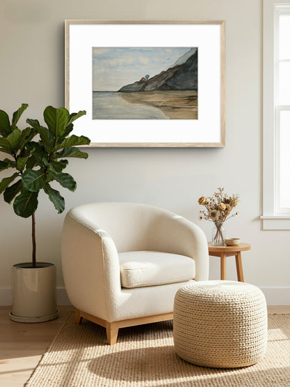 The house above the Tide - Framed