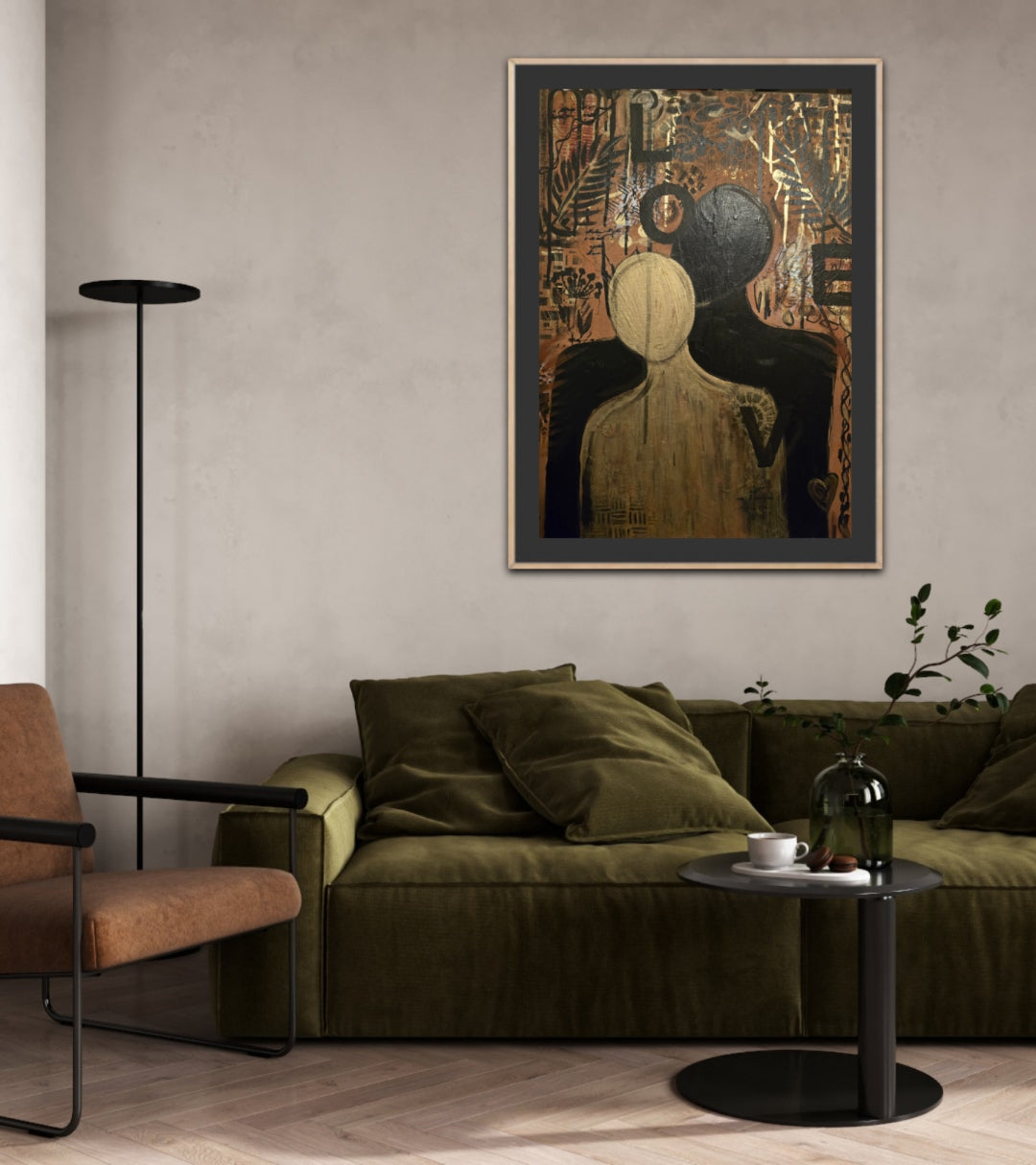Silent Embrace - Original Canvas